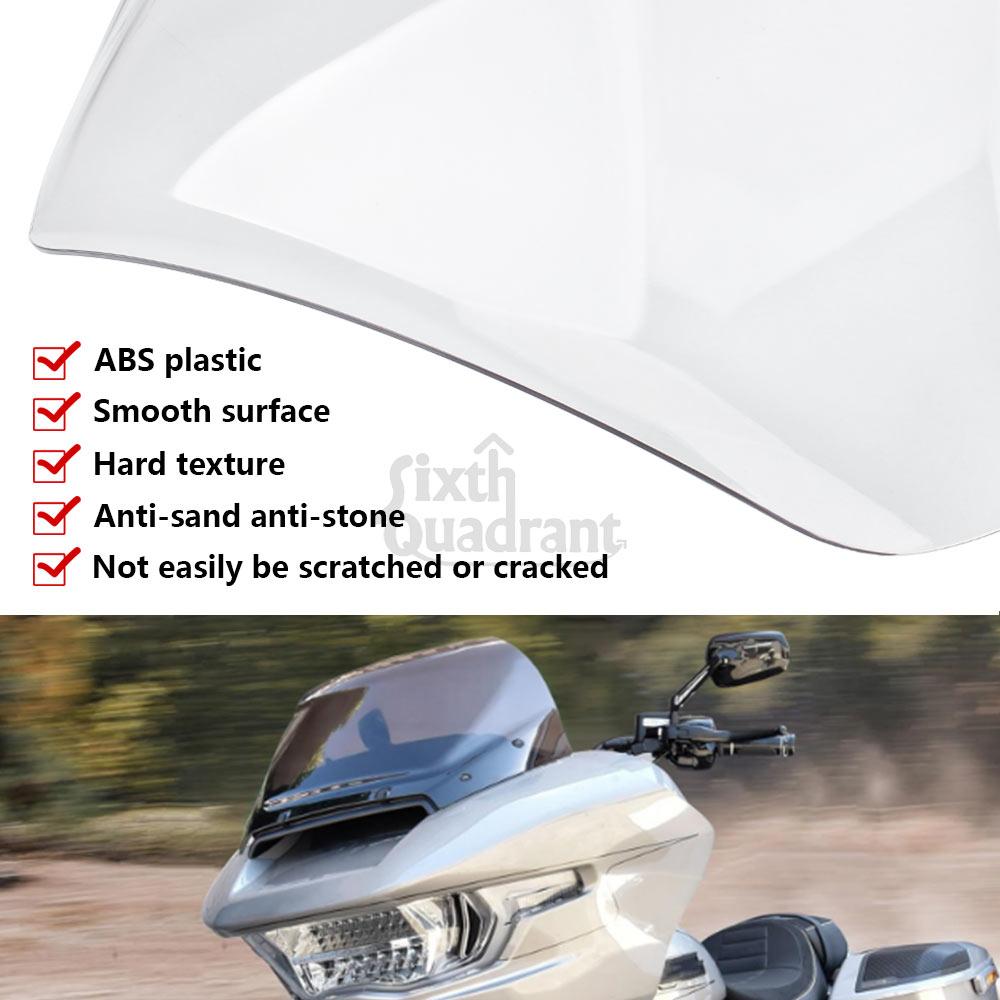 For Harley Road Glide CVO/SE FLTRXSE CVO ST FLTRXSTSE Motorcycle 12" Fairing Windscreen Windshield Smoke Wind Deflector Spoiler