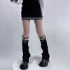 Horn Drawstring Strap Leg Warmers Cotton Ankle Warmer New Foot Covers  Women Girls