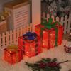 Christmas Gift Box Set: 3-Piece Fairy Light Decorations for Birthday Parties and Ornaments