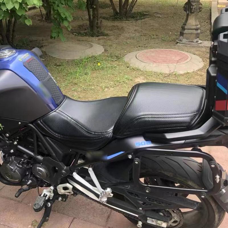 Fit For Benelli TPK251 TRK502X 502 Seat Cover Modified Seat Cover Motorcycle Riding Mat Imitation Carbon Fiber 251