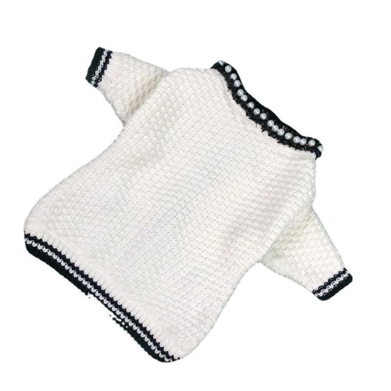 Ubranka dla psów odzież wiosenna mały pachnący sweter sweter Chenille pomorski Teddy Corgi mops kot ubranka dla zwierząt ubranka dla szczeniąt