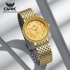 OPK Brand Couple Luminous Diamond Scale Exquisite Inner Shadow Men's and Women's Trend Quartz Watch Men's Steel Belt Waterproof Watch