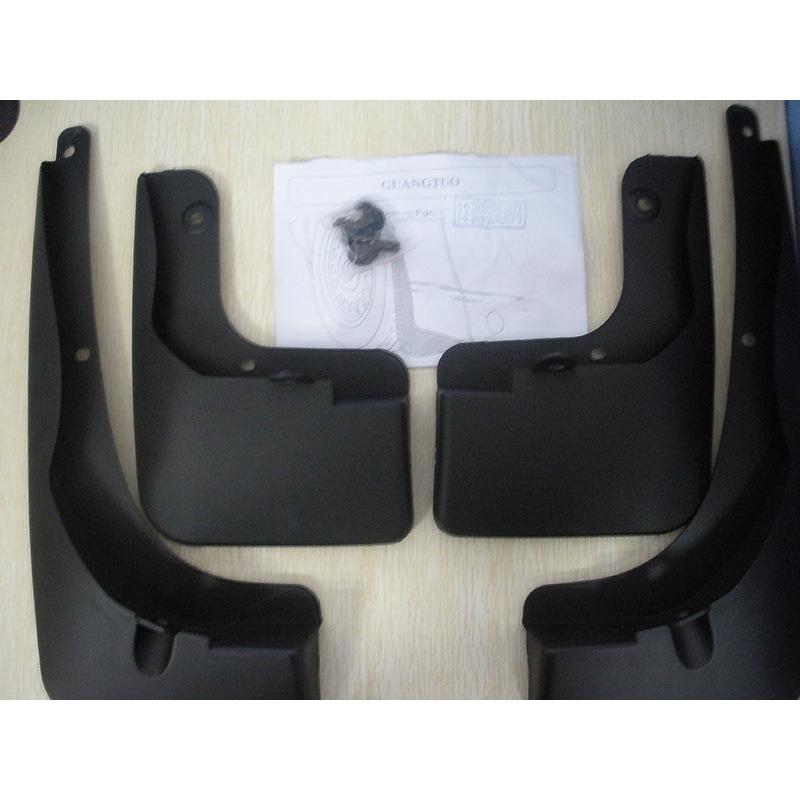 RAV4 09-14 Doppelt Schwarz Reifenschmutzfänger: Verhindert Schlammspritzer