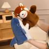 Frog Animal Hand Puppet Storytelling Duck Stuffed Plush Shark Toys Simulation Movable Mouth Hand Finger Story Puppet
