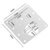 Stainless Steel Cabinet Door Hinge Repair Plate