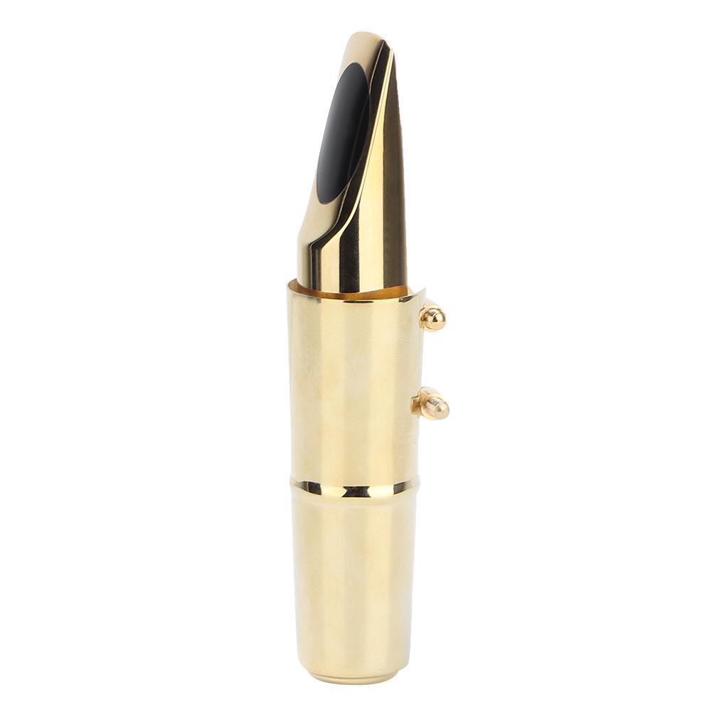 Metal Bariton Saxophone Metal Mouthpiece with Cap Pads Musical Instruments Accessory(5C#)