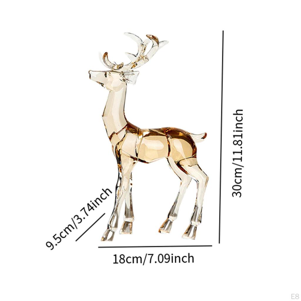 Acryl-Tierfigur Hirsch-Ornament für die Tischanzeige im Büro