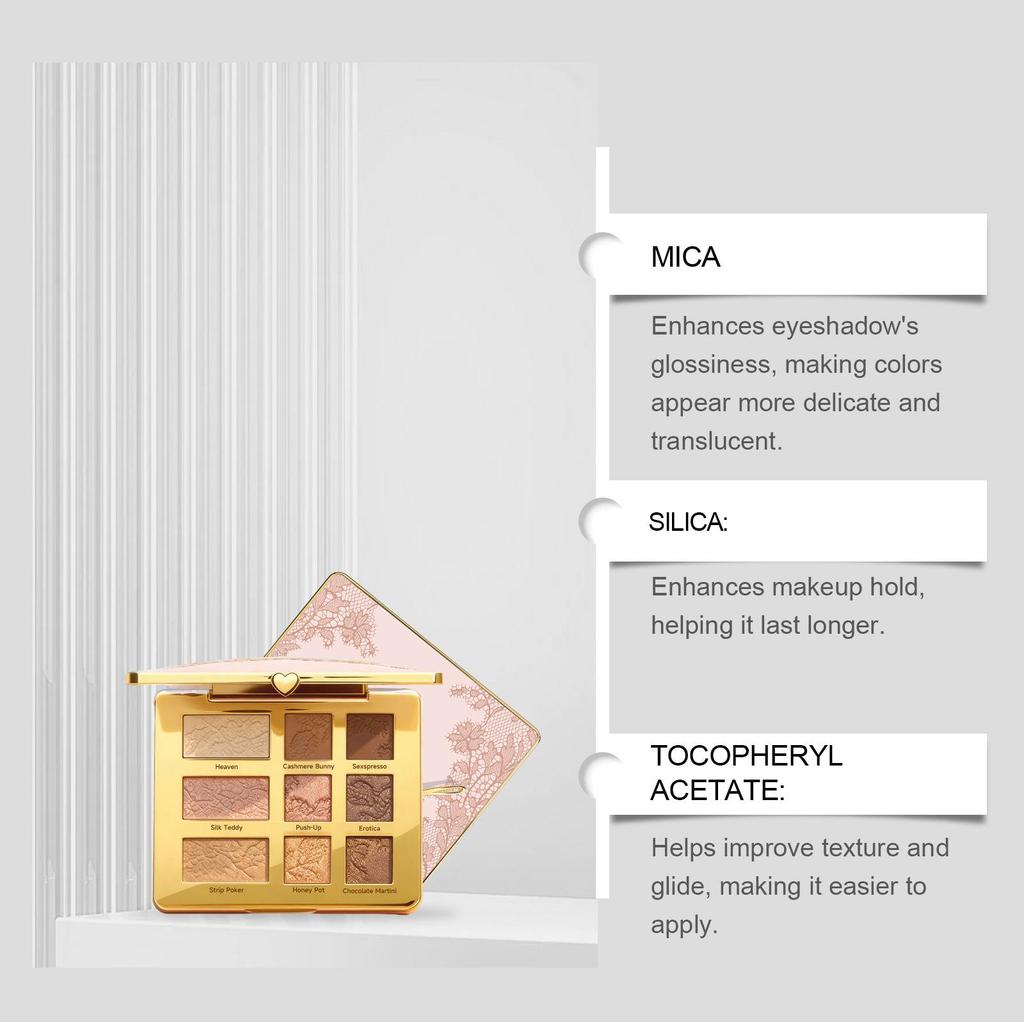 Portable 9-Color Multi-use Eyeshadow Palette for Daily and Party Makeup