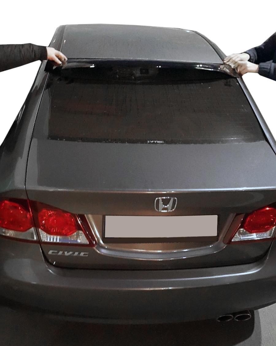 

Спойлер на скло (чорний, ABS) для Honda Civic Sedan VIII 2006-2011 рр.