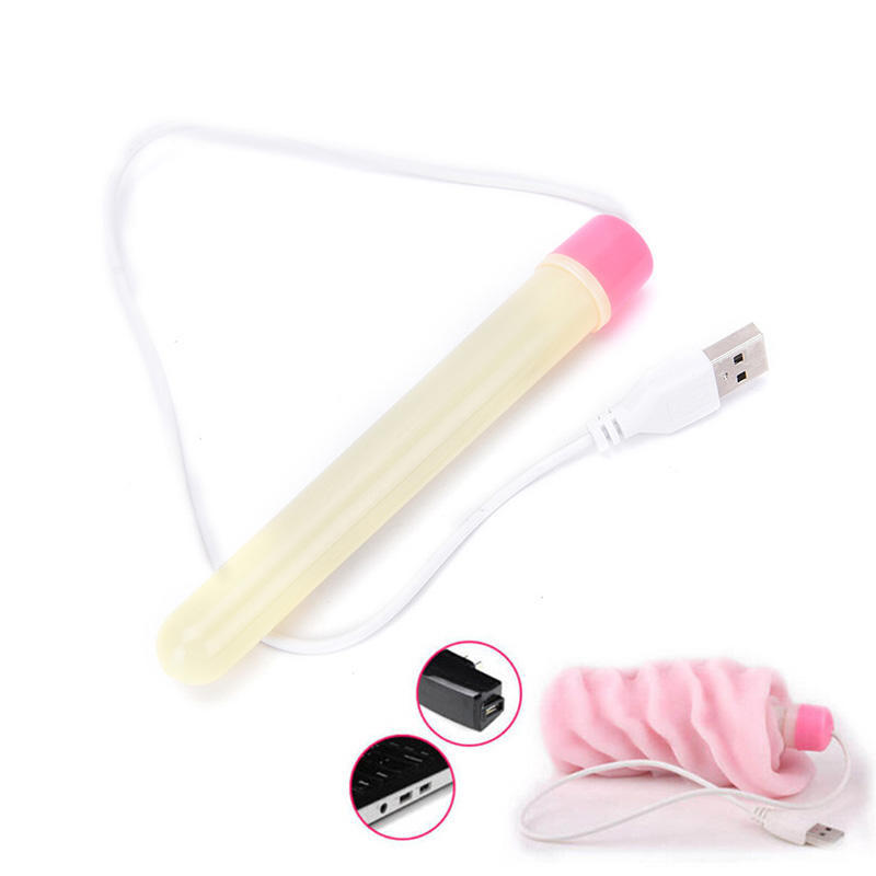 1 stk USB Varmestenger Varmer Omvendt Form Flykopp Oppblåsbar Dukke Leker