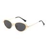 Elegant Oval Women's Sunglasses - European American Fashion, High-End HD Anti-UV Protection