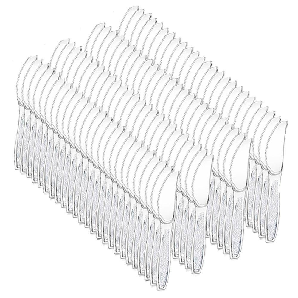 100 Stück Besteckset, Hitzebeständig, Einweg-Plastikbesteckset, Plastikbesteckset, Plastikware Großpackung für Party