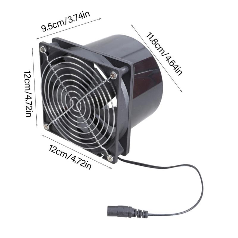 11.8cm Adjustable Speed Exhaust Blower Fan Kit Ventilation Blower For Electronics Repair And 3D Printing Applications