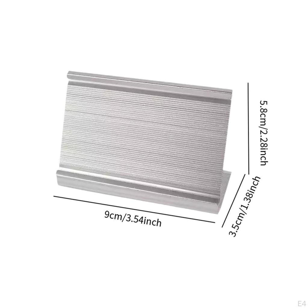 L Type Table Top Sign Holder for Price Tags And Information Display In Hotels Offices