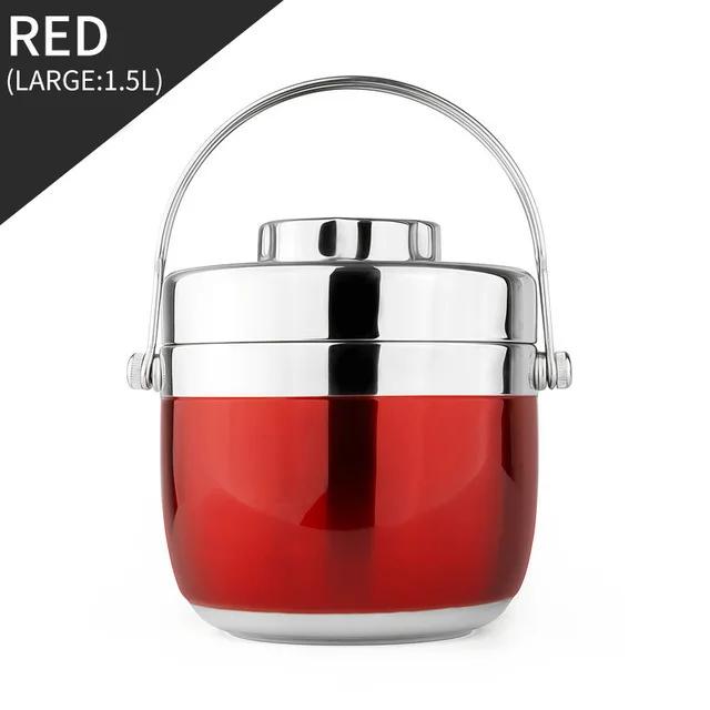 Bento Box Food Thermal Jar Ulation Soup Thermos Bag Portable Stainless Steel Leak-proof Tableware Lunch Storage Container