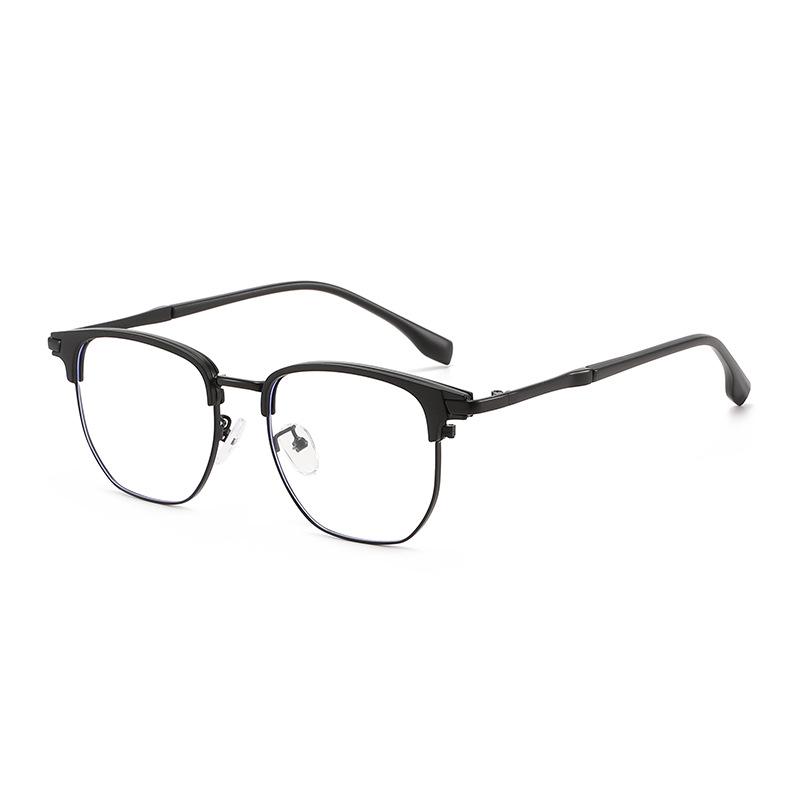 2026 TR90 Ultra-light Semi-rim Browline Blue Light Blocking Business Glasses Frame