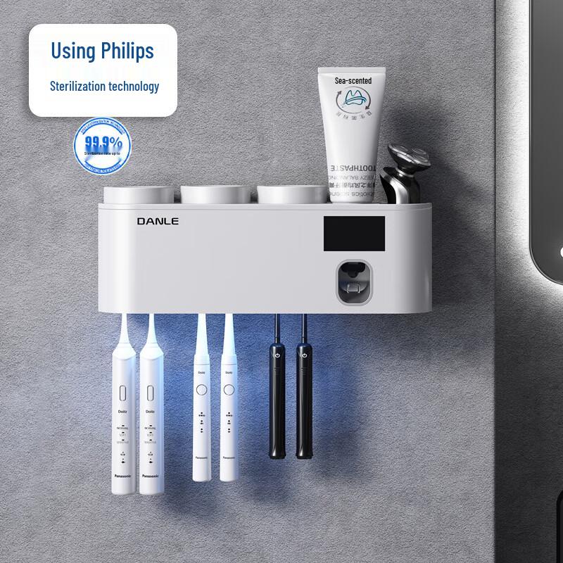 Danle Wall-Mounted Smart UV Toothbrush Holder