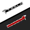 Car Sticker 2025 New Tesla 3D  Car audio decorate 3D Aluminum Badge Emblem Sticker Accessories For Tesla Model 3 Model X S 2016-