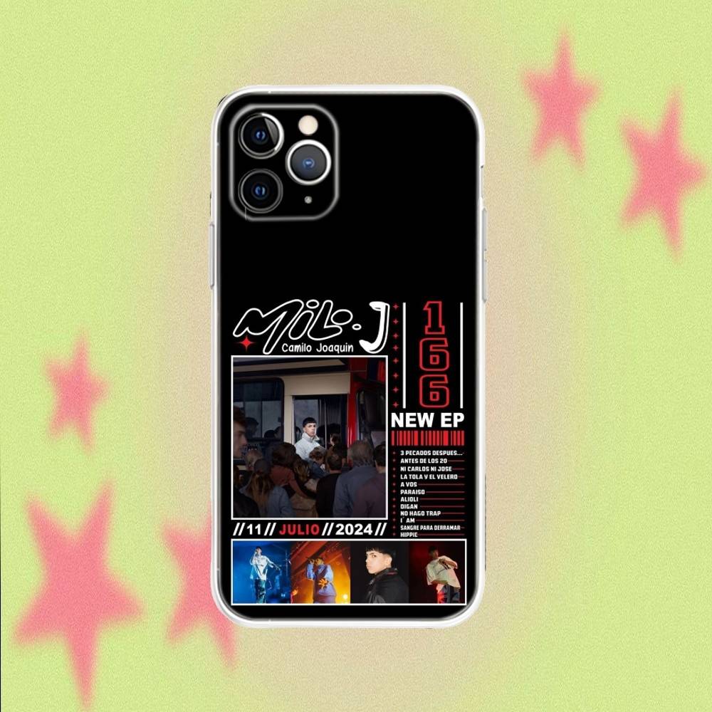 

Milo J 166 Retirada For iPhone 17,16,15,14,13,12,11,Air,X,XR,Pro,Max,Plus Transparent Non-Slip Cover iPhone14ProMax
