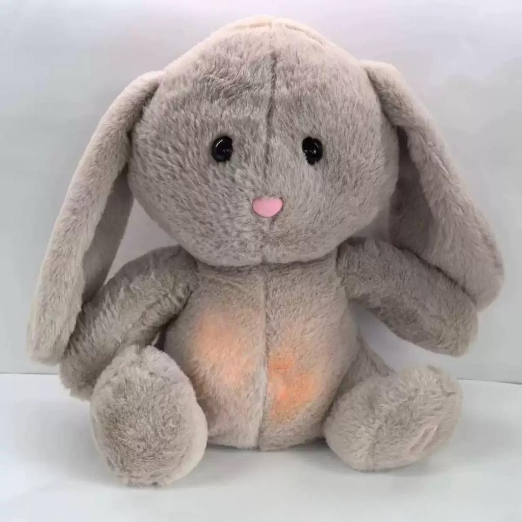 HOMZY Anime Plush Doll With Lighting Music Airbag Kawaii Appease Toy Baby To Soothe Sleep Peluche For Kids Gift