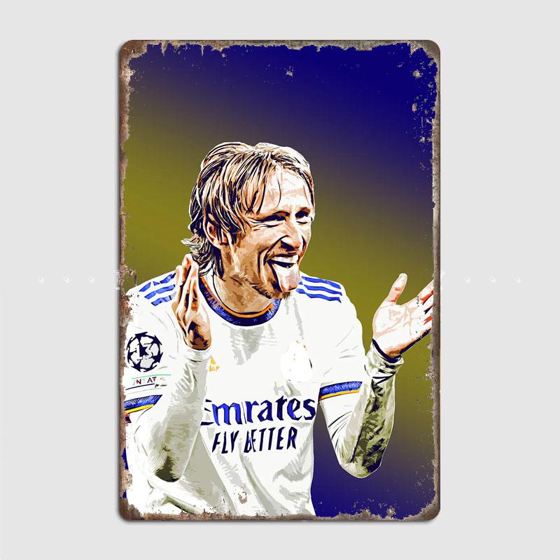 Arda Guler Piłkarz Metalowy Plakat Znak Sportowy Garaż Klub Mural Vintage Bar Ściana Pokój Dekoracja Wystrój Domu