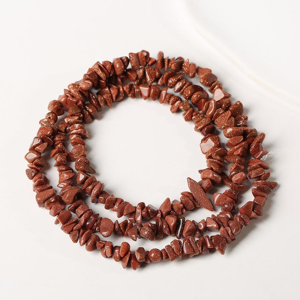 80cm Natürliche Amethyst Splitterkette - Poliert, Unregelmäßige Streifen für DIY Schmuck & Armbänder