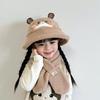 Children's Hat Scarf Two-piece Set Winter Girl Cute Rabbit Warm Basin Hat Boy Baby Winter Bucket Hat