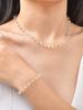 Irregular Transparent Crystal Bead Anklet, Stainless Steel Anklet, Waterproof Foot Jewelry for Women, Summer Beach Boho Jewelry