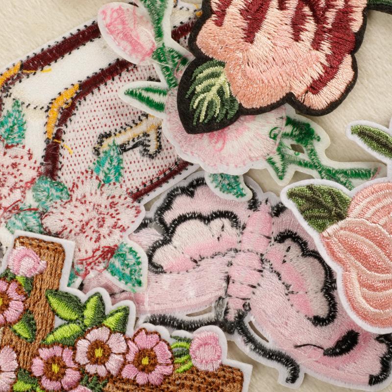 Embroidery label embroidery sticker shoe and hat patch sticker  clothing accessories patch cloth sticker