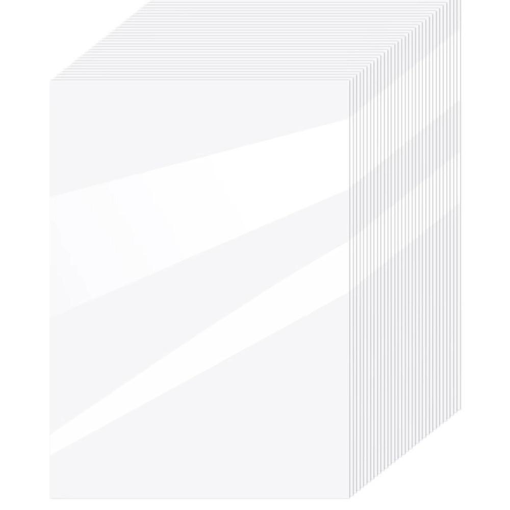 5Pcs Self Adhesive Holographic Sticker Paper A4 Vinyl Sticker Cold Lamination Film  Card Photo