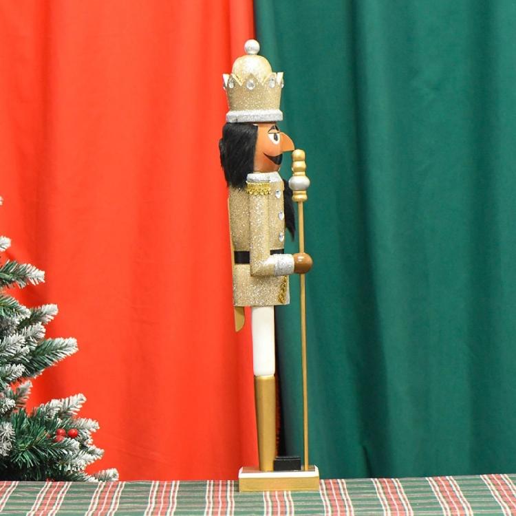 23.62In Stylish Nutcrackers Soldier Wood Christmas Nutcrackers Soldier Ornament for Holiday Party and Homes Display