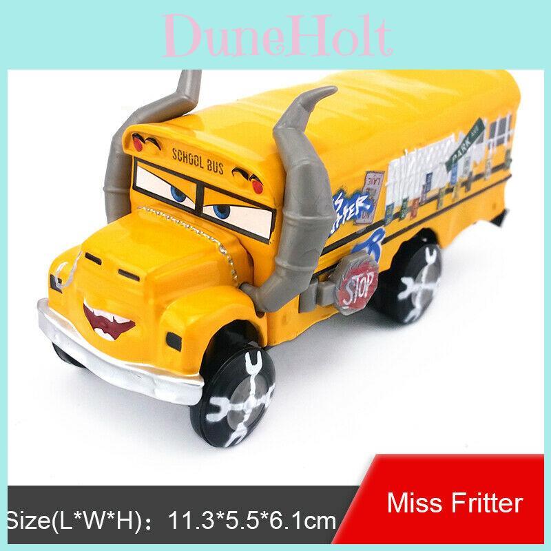 Mașinuță de Jucărie Galben Vibrant Miss Fritter Diecast Pentru Copii Ideală Pentru Cadouri de Sărbători