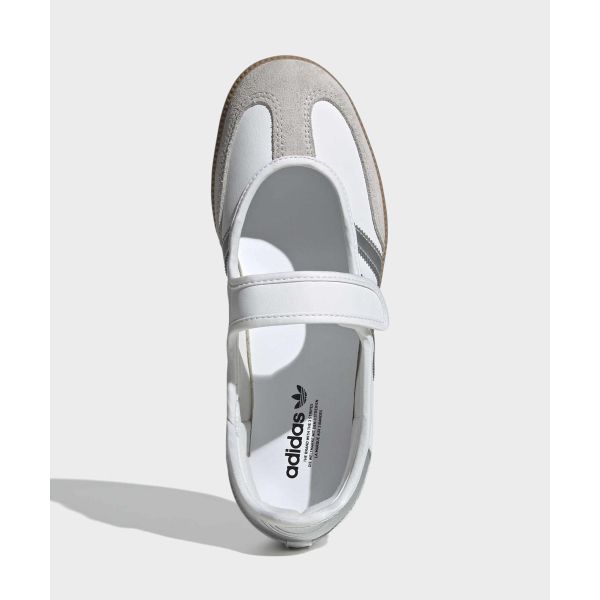 adidas Samba Jane Obuv Bílá Stříbrná Metalická Guma Dámské Tenisky Guma-4 KJ3785
