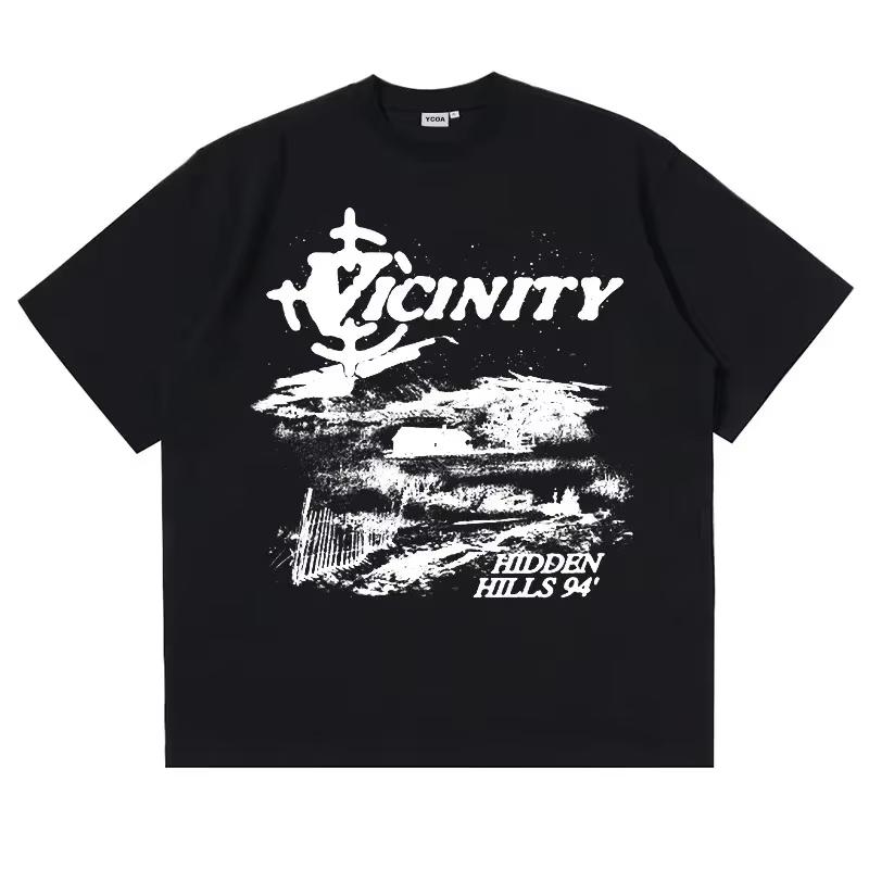 Pure Cotton Mens Y2k Clothing Hiphop Rock Band Punk Goth Fashion Casual Printed Tshirt Vintage Aesthetic Harajuku Streetwear