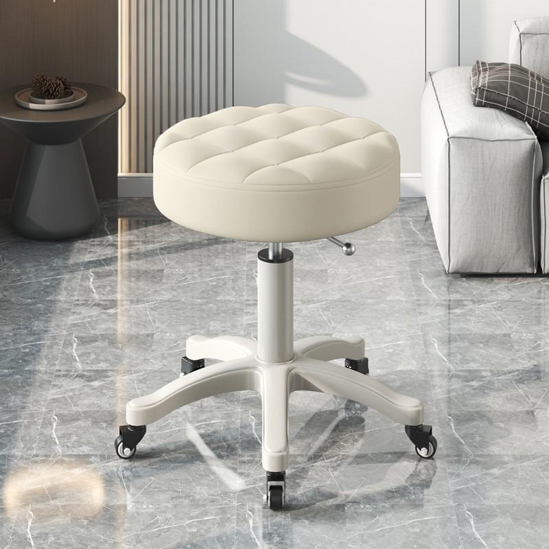 Height-Adjustable Rotating Salon Chair for Beauty, Barber, or Nail Art