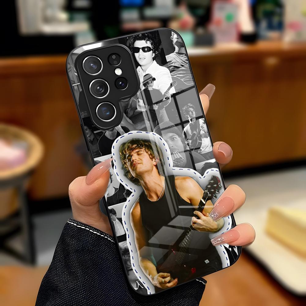 

Djo Singer J-Joe Keery Phone Case For Samsung S26 S25 Plus S20 S20 Plus S22 Ultra S23 FE S21 Plus S21 Ultra Glass Cover Samsung S24