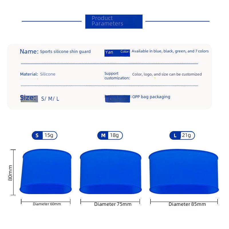 Silikon leggbeskyttere og anti-skli treningssokker - Unisex sportstilbehør