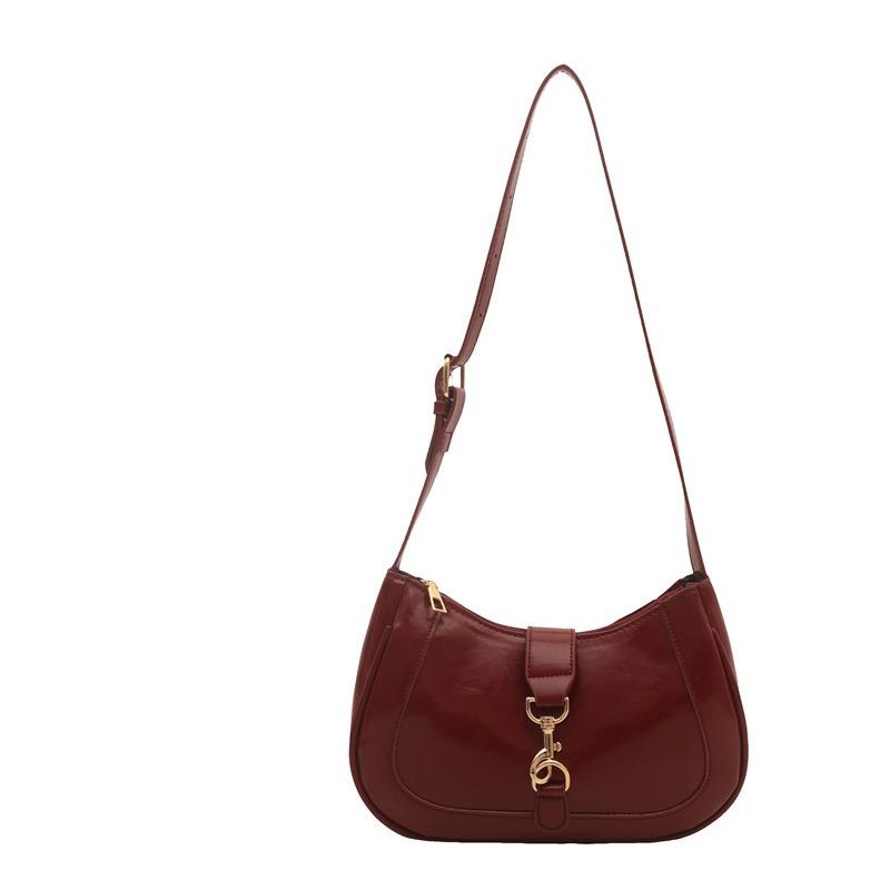 2025 New Creative Design Bag Women's Fashion Underarm Bag Texture Foreign Style Oblique Cross Underarm Bag Women's Bag Cross