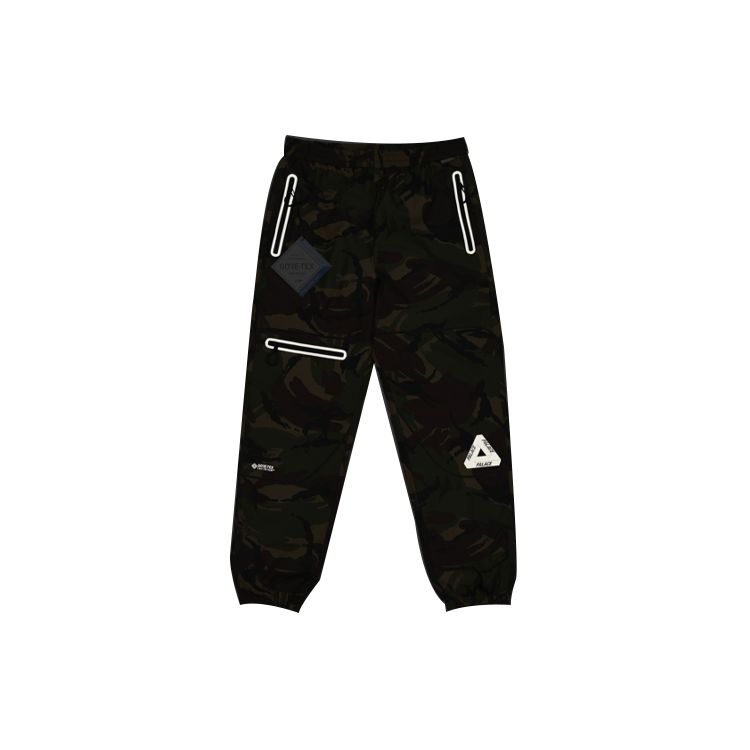 Palace FW21 Ultimo Series Gore-Tex Infinium P-Tech Joggers Camo Logo Pattern Unisex Joggers P21GT035