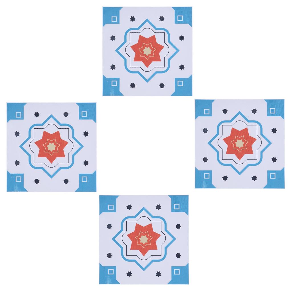 4 Stück Set Marmor Fliesenaufkleber 3D Selbstklebende Tapete Wandaufkleber für Badezimmer Küche Schlafzimmer
