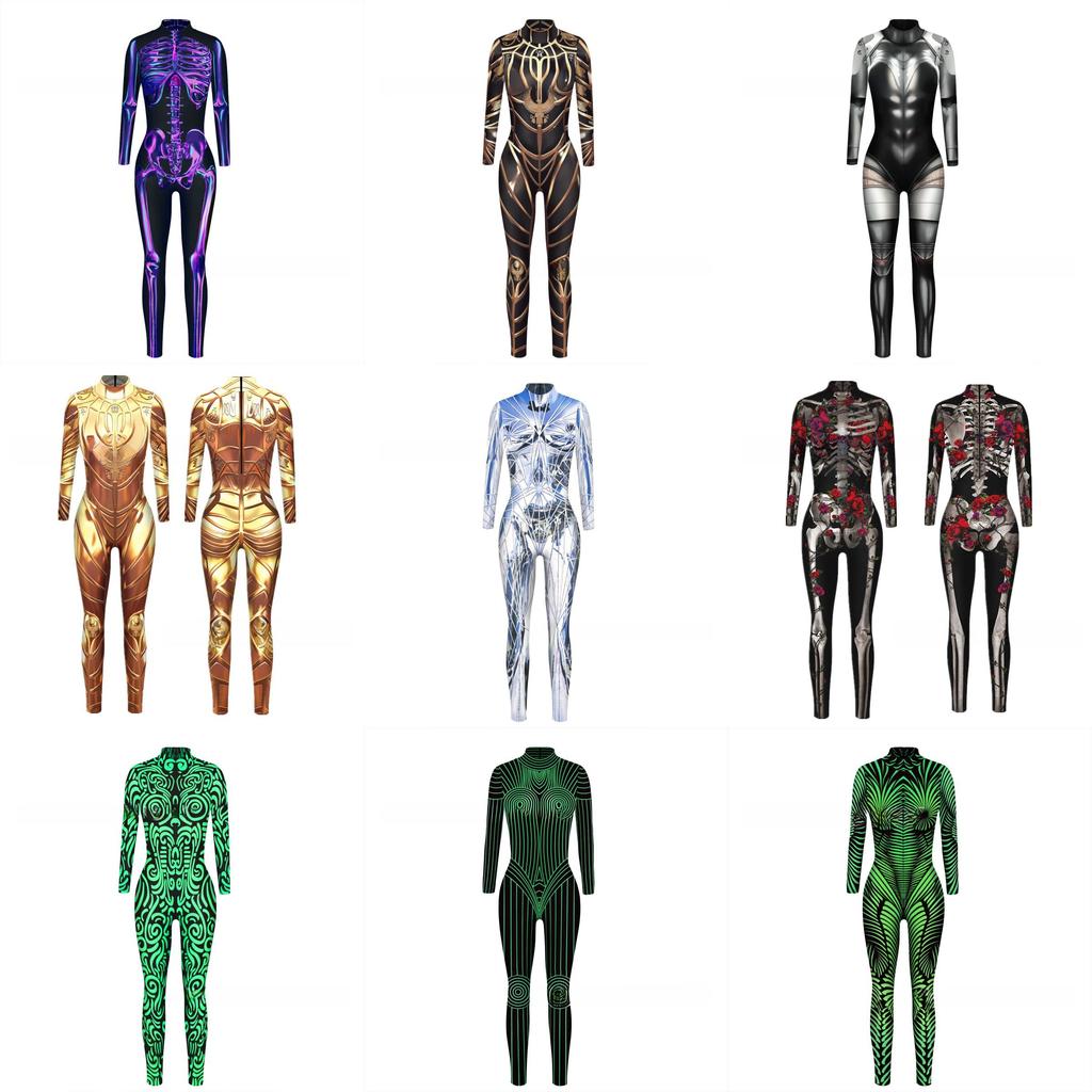 Tuta Cosplay di Halloween con Tessuto in Miscela di Fibre per Costumi Anime Festa di Halloween