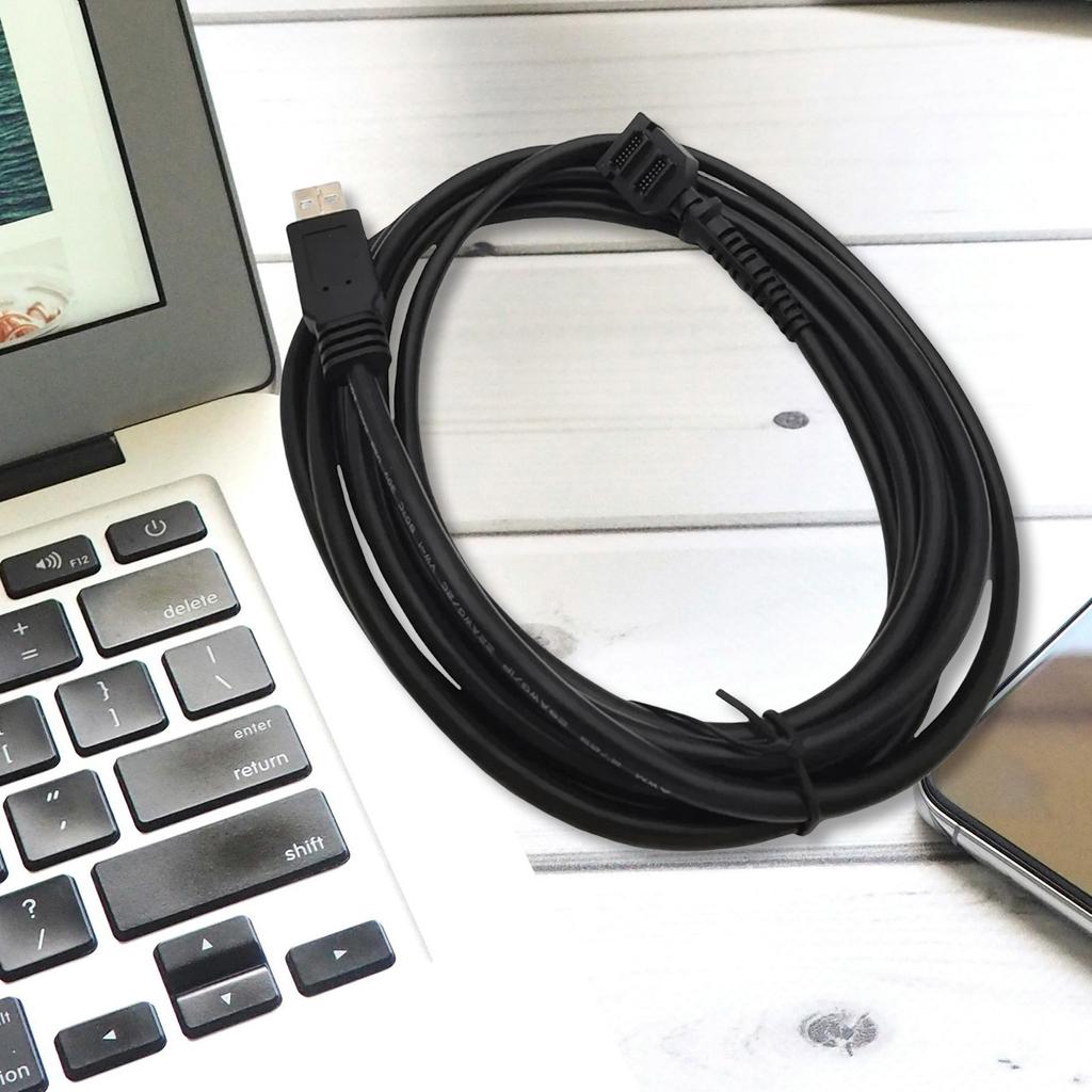 10 Feet IDC Double 14Pin To USB2.0 Male Power Cable For Verifone VX805 VX820 Scanning Charging Cord