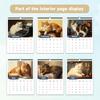 1pc 2026 Wall Calendar, High-Resolution Cat Photos, 12 Beautiful Designs, Monthly Plans, Perfect Gift for Birthday, Christmas