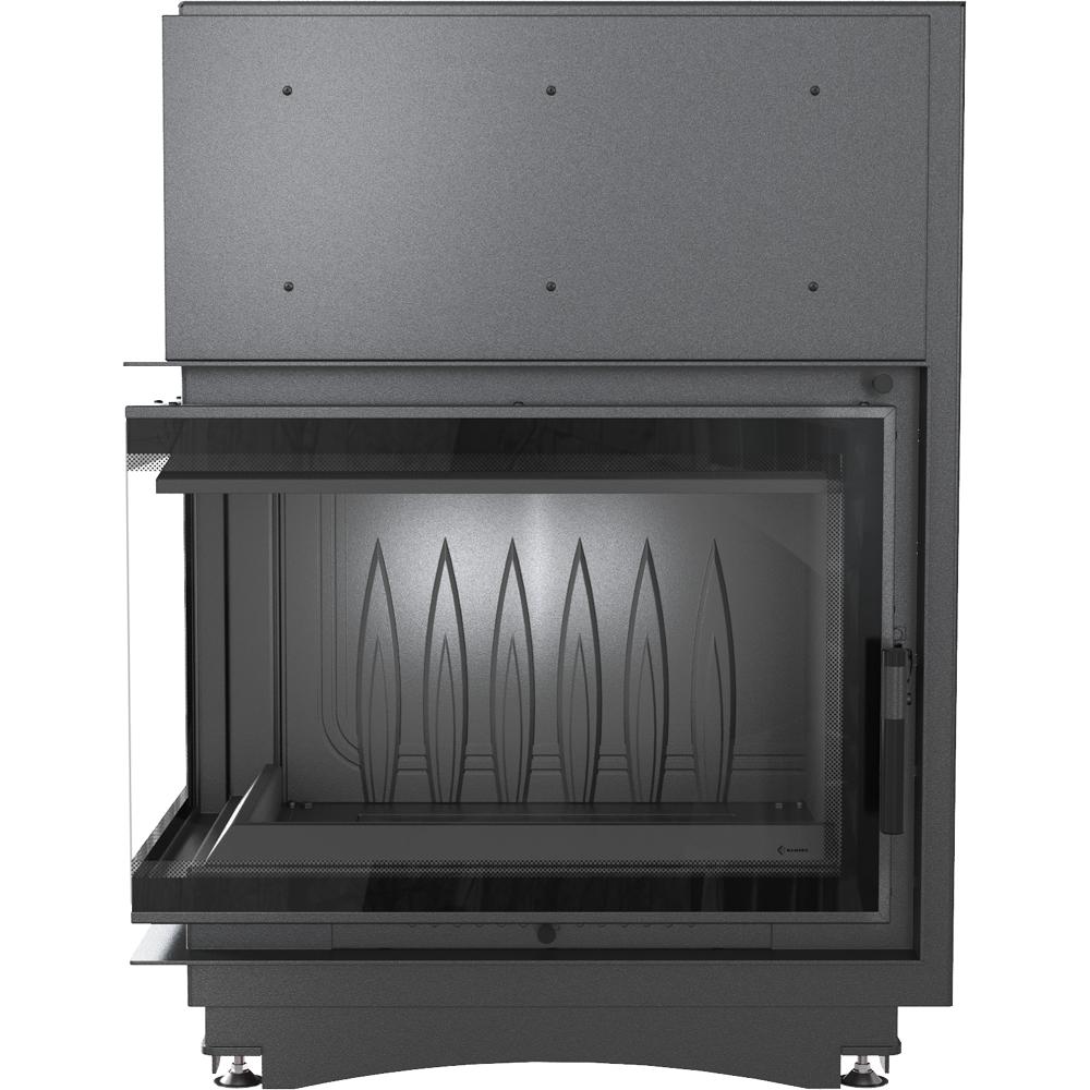 Cast iron fireplace KRATKI ZUZIA DECO left 15 kW Ø 200