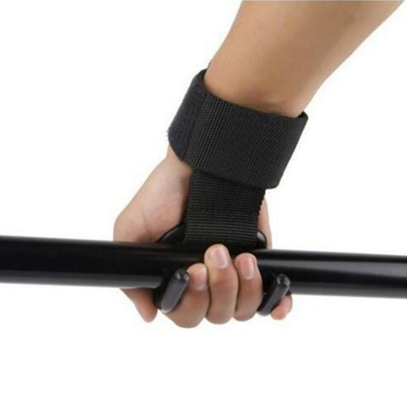 1pc Strap Wrap Bar Glove Hand Training Wrist Support Grip Gym