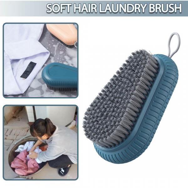 Poignée brosse à linge brosse en plastique maison brosse à poils souples brosse à linge suspendue