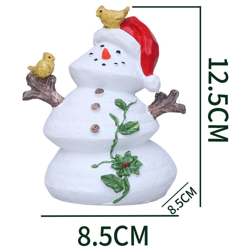 

Ветка снеговика на елку, настольное украшение, фото микроландшафт, дарение подарков, креативный домашний декор, декоративные элементы
