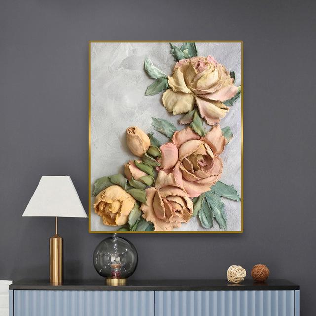 Art Scandinavian Flower Poster Home Decor Canvas Painting Wall Art Posters And Prints Wall Pictures For Living Room Decoration