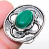 Malachite Gemstone 925 Silver Jewelry Ring 8