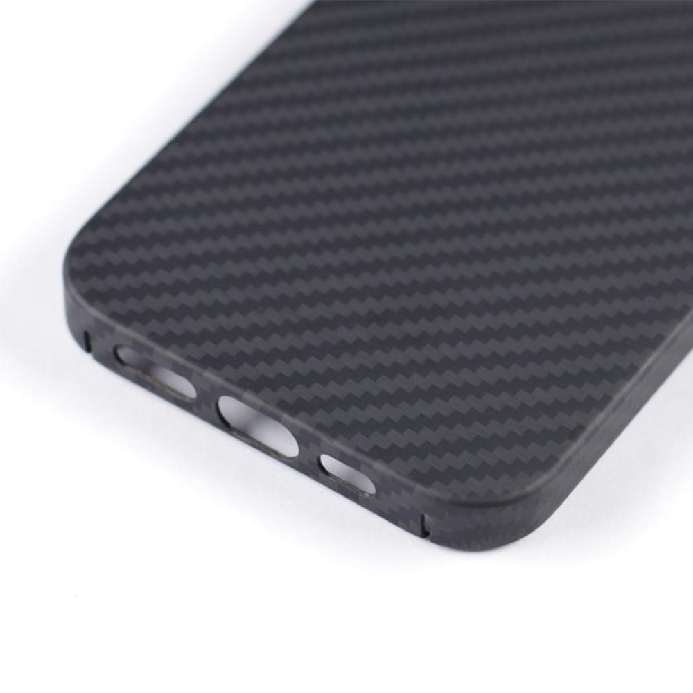 For iPhone 16 Pro Max Case 1500D Coarse Texture Aramid Fiber Phone Cover Precision Cut-Out